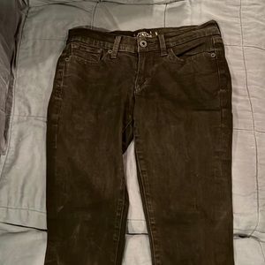 Lucky Brand Black Jeans Charlie Cropped